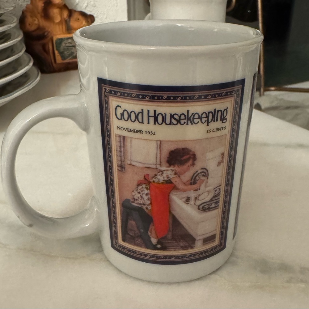 Good Housekeeping Vintage White Mug